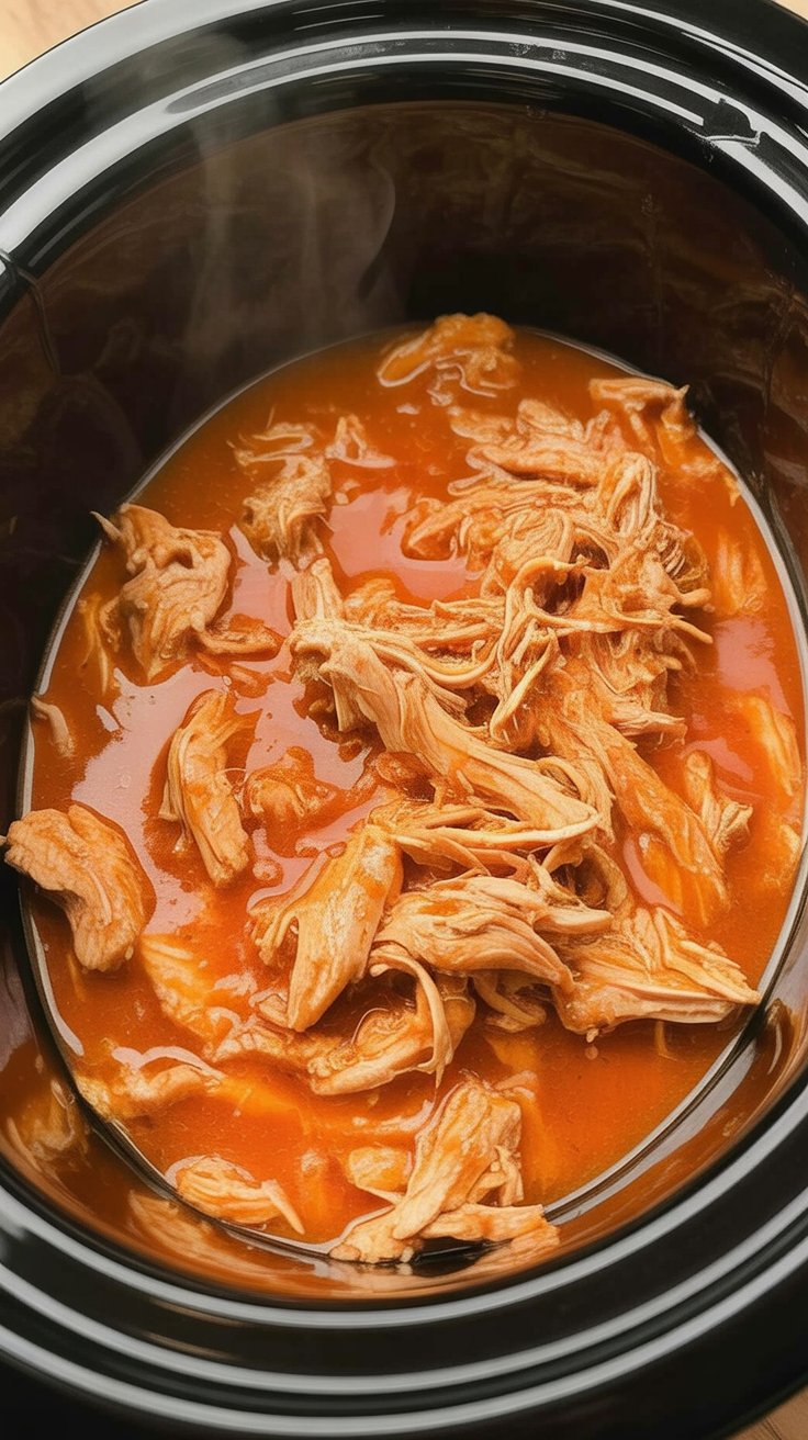 Shredded Buffalo Chicken Sandwiches