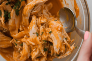 Shredded Chicken Enchiladas
