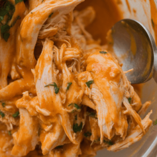 Shredded Chicken Enchiladas