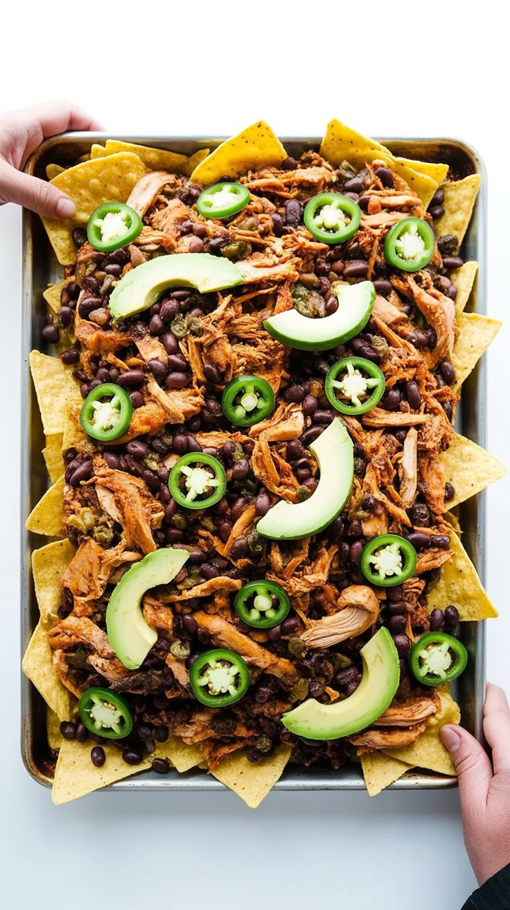 best Shredded Chicken Nachos