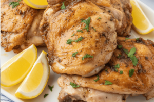 Slow Cooker Italian Lemon Chicken