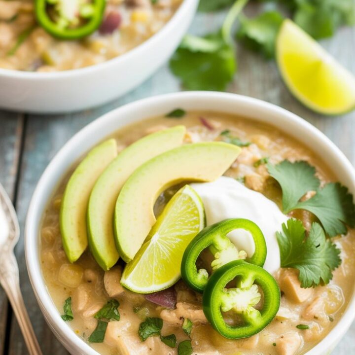 Slow Cooker White Bean Chicken Chili
