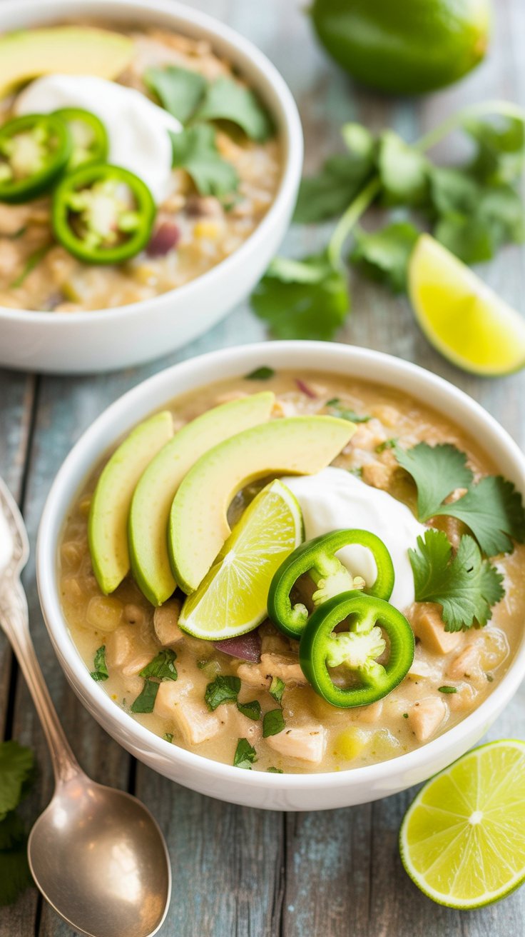 Slow Cooker White Bean Chicken Chili