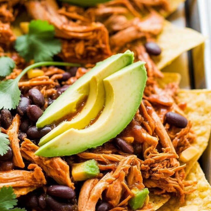 Shredded Chicken Nachos