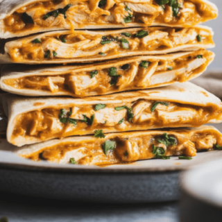 Shredded Chicken Quesadillas