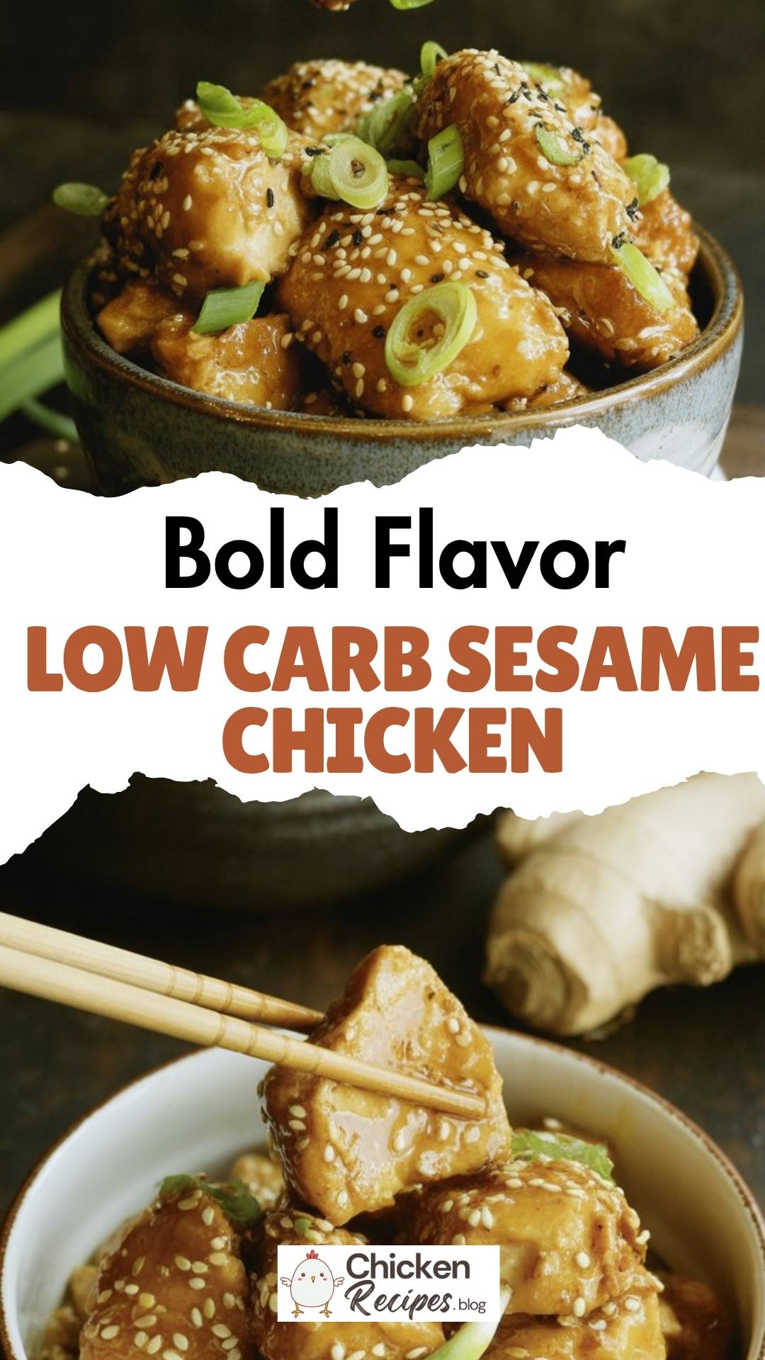 easy Low Carb Sesame Chicken