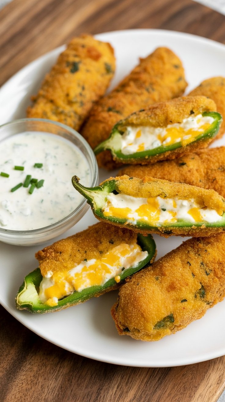 BEST Air Fryer Jalapeño Poppers
