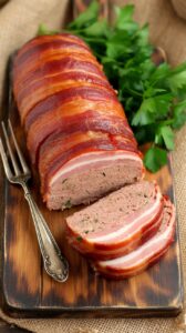 Bacon-Wrapped Meatloaf