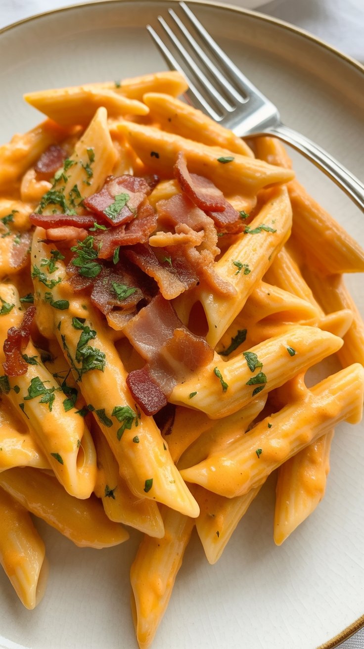 BEST Buffalo Chicken Pasta