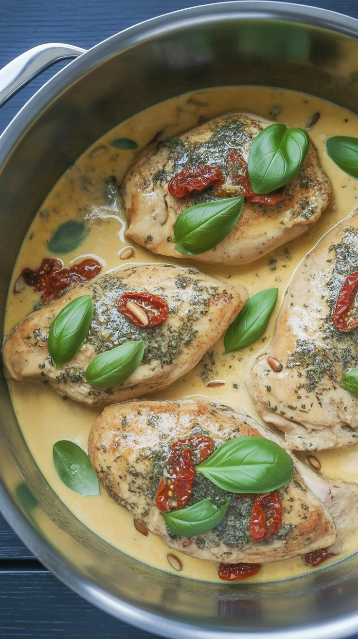 BEST Instant Pot Tuscan Chicken