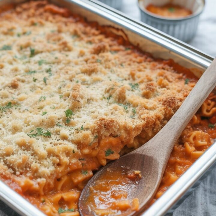BEST Keto Chicken Parmesan Casserole