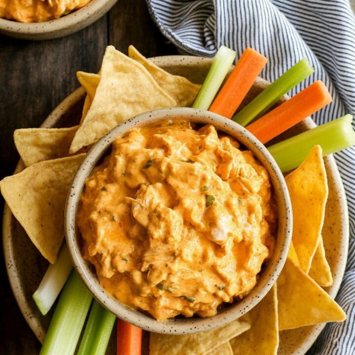 Buffalo Chicken Dip in a Crock Pot