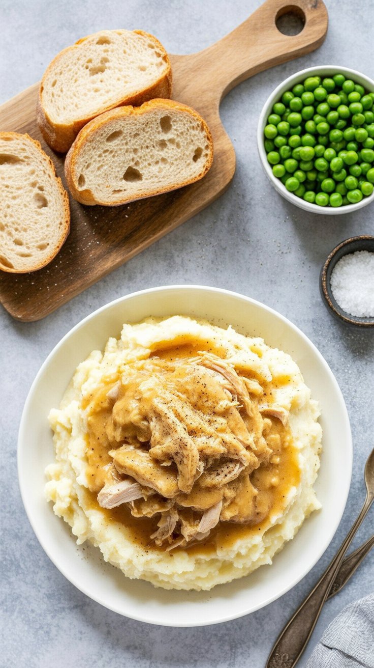 Chicken and Gravy (Over Mashed Potatoes)