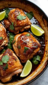 Crispy Cilantro Lime Chicken Thighs