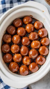 Crockpot BBQ Meatballs
