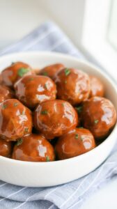 Crockpot BBQ Meatballs