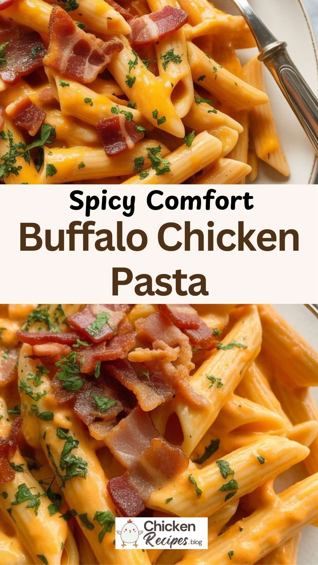 EASY Buffalo Chicken Pasta
