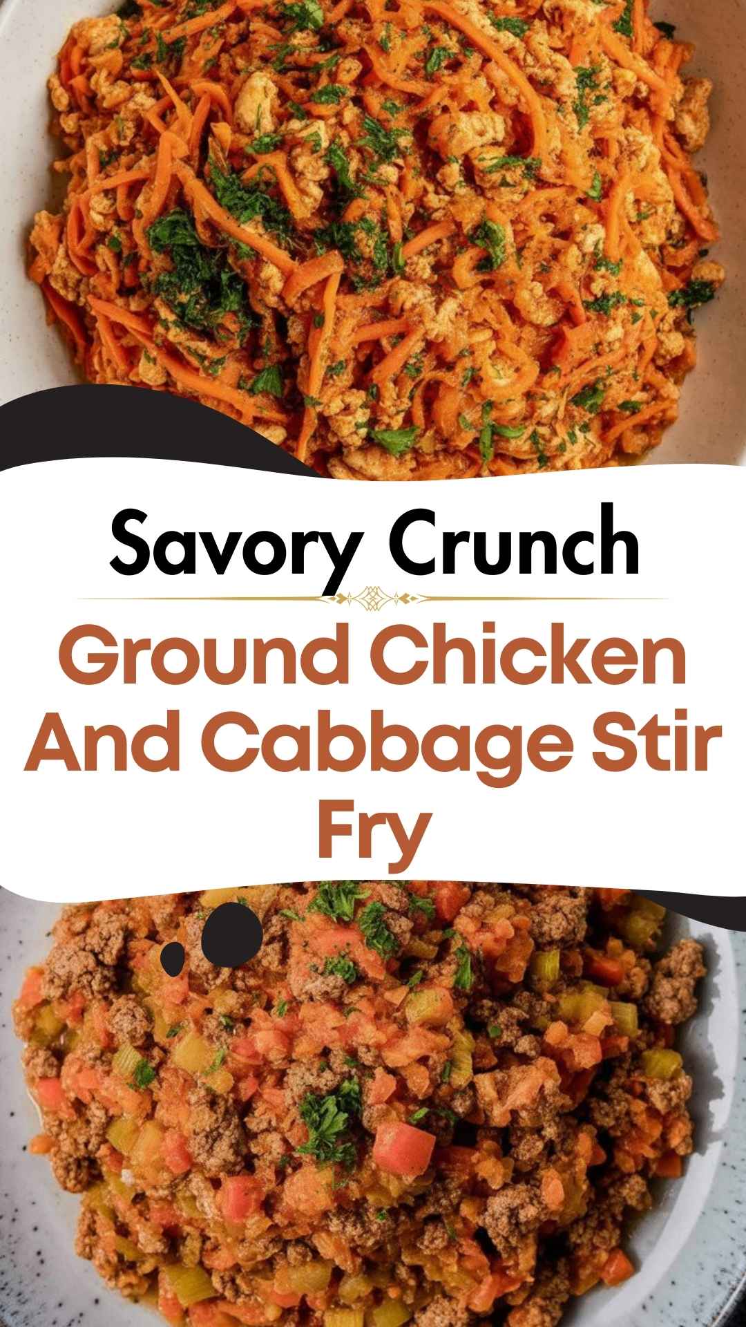 EASY Ground Chicken And Cabbage Stir Fry
