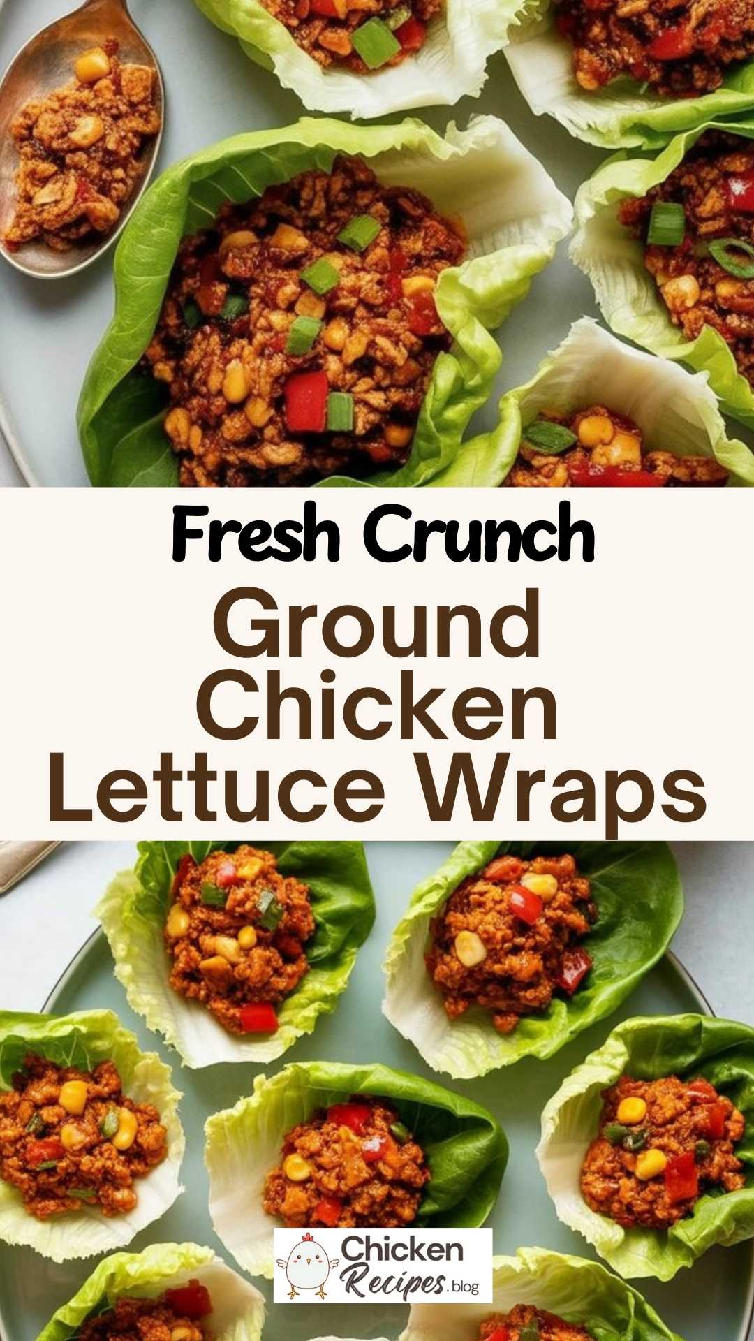 EASY Ground Chicken Lettuce Wraps