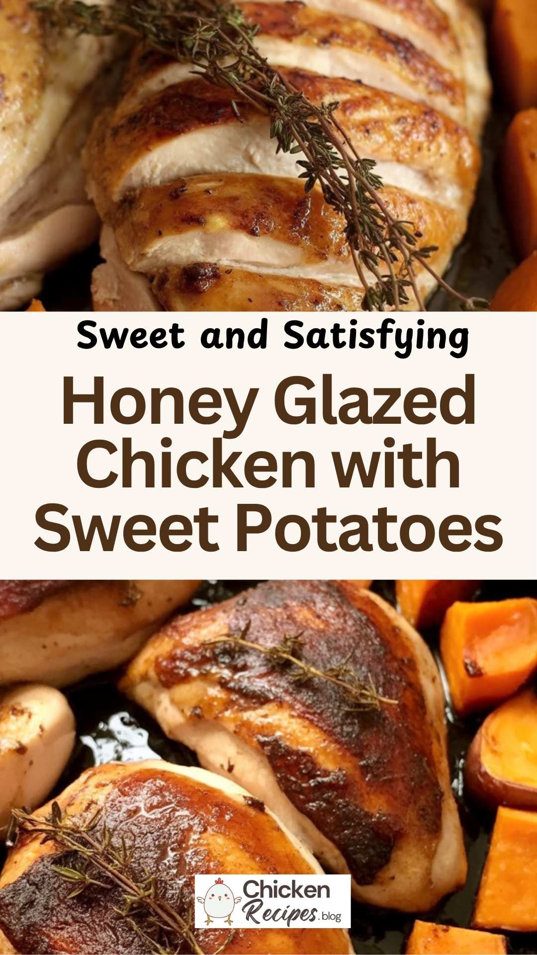 EASY Honey Glazed Chicken with Sweet Potatoes