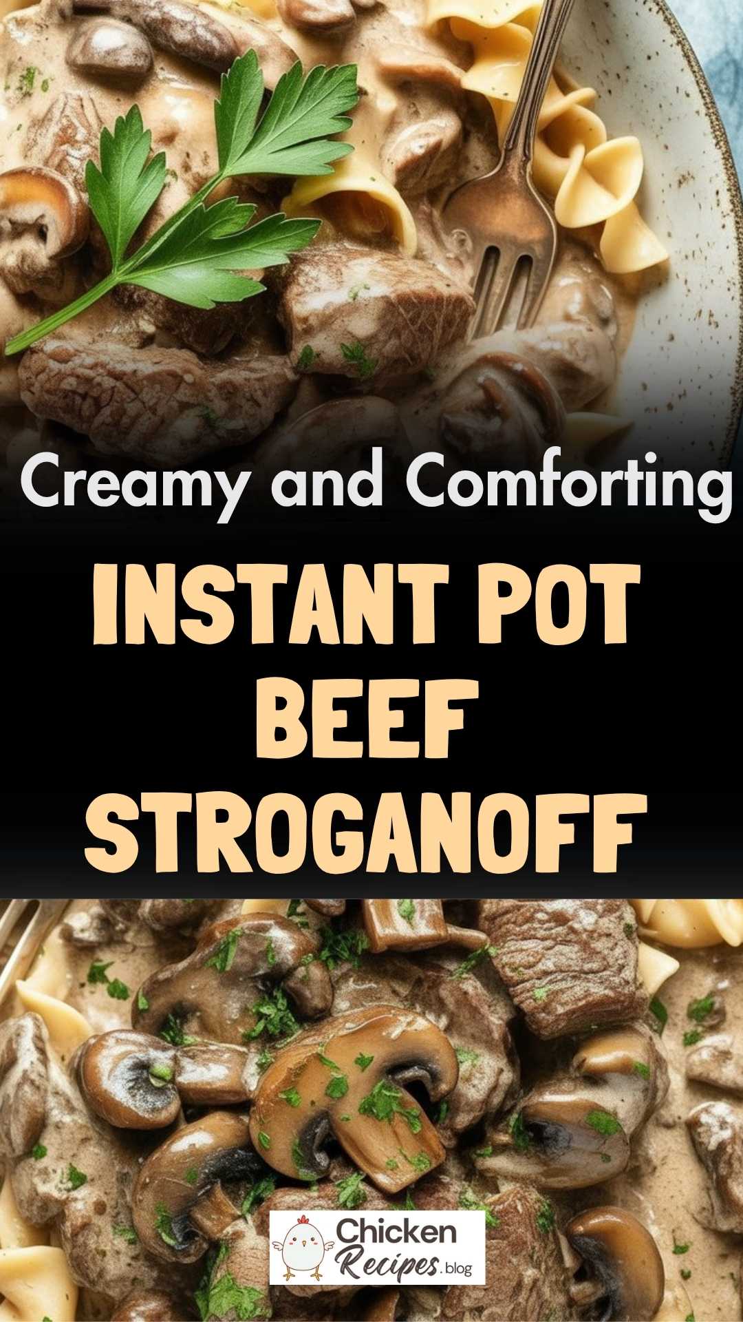 EASY Instant Pot Beef Stroganoff