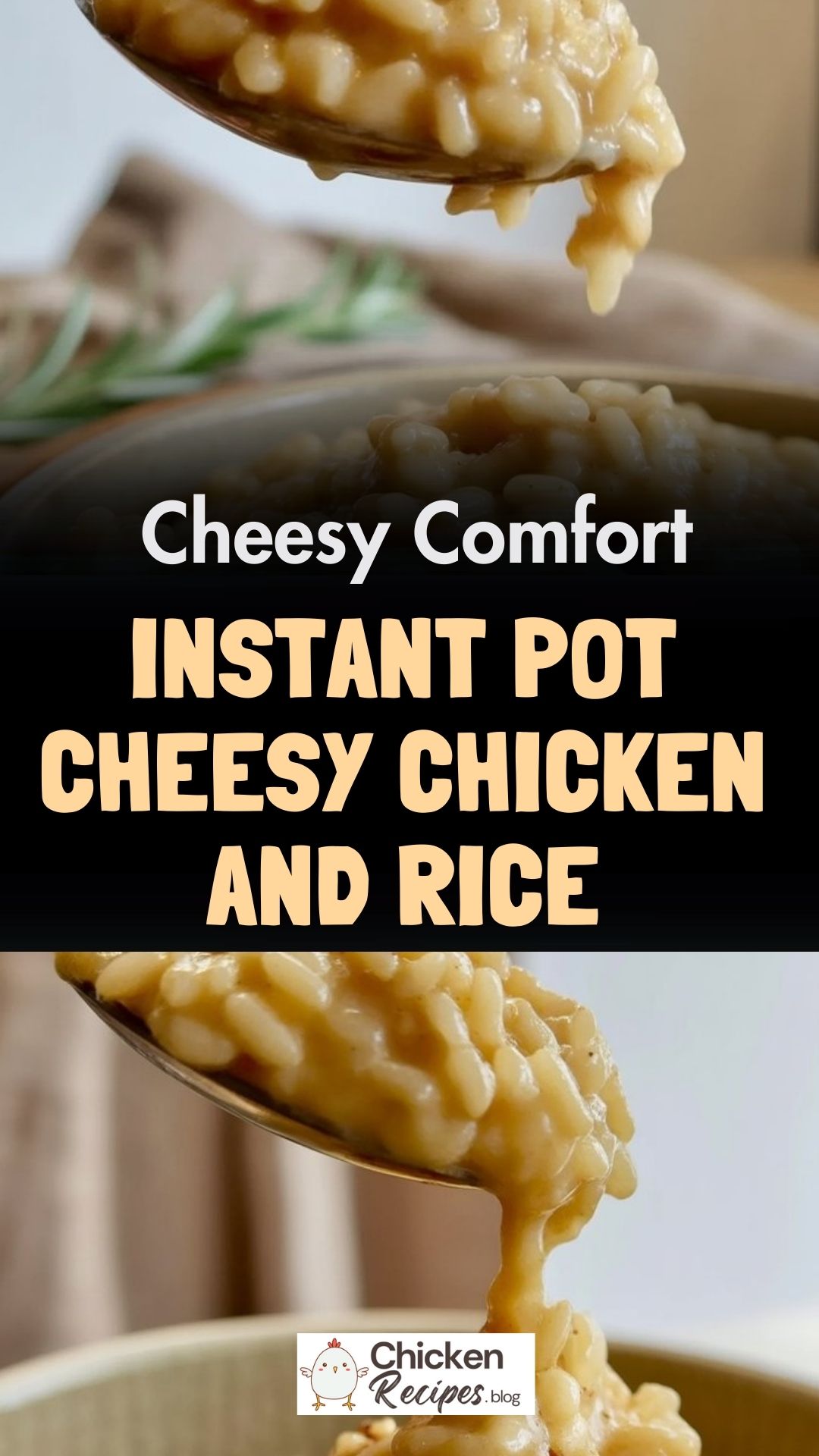 EASY Instant Pot Cheesy Chicken and Rice