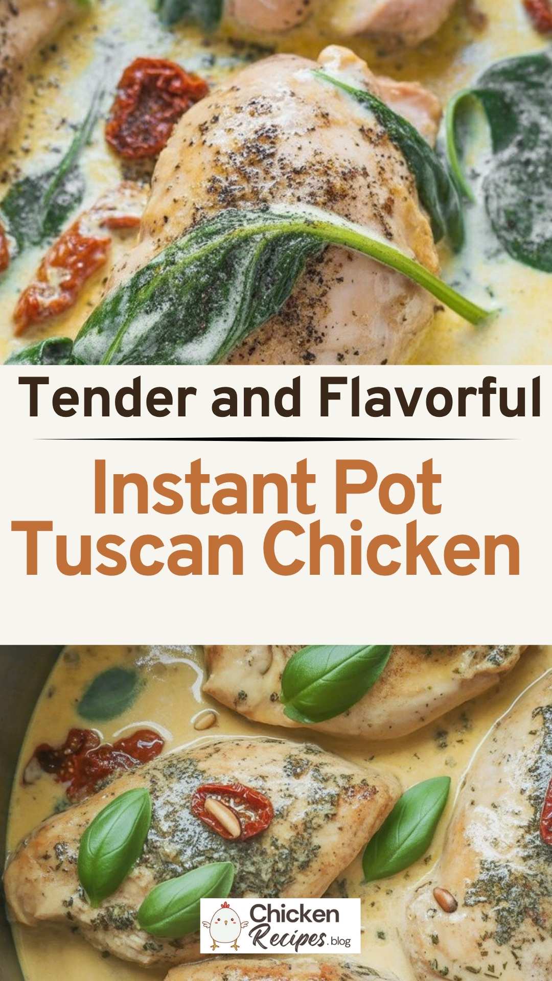 EASY Instant Pot Tuscan Chicken