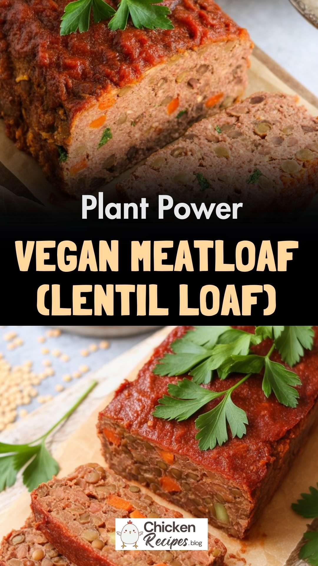EASY Vegan Meatloaf (Lentil Loaf)