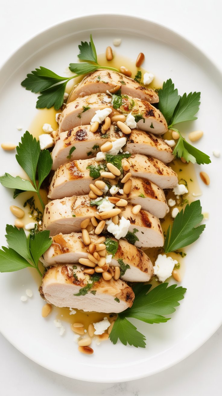 Greek-Style Garlic Chicken Breasts