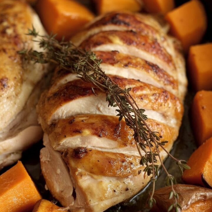 Honey Glazed Chicken with Sweet Potatoes