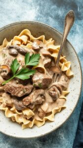Instant Pot Beef Stroganoff
