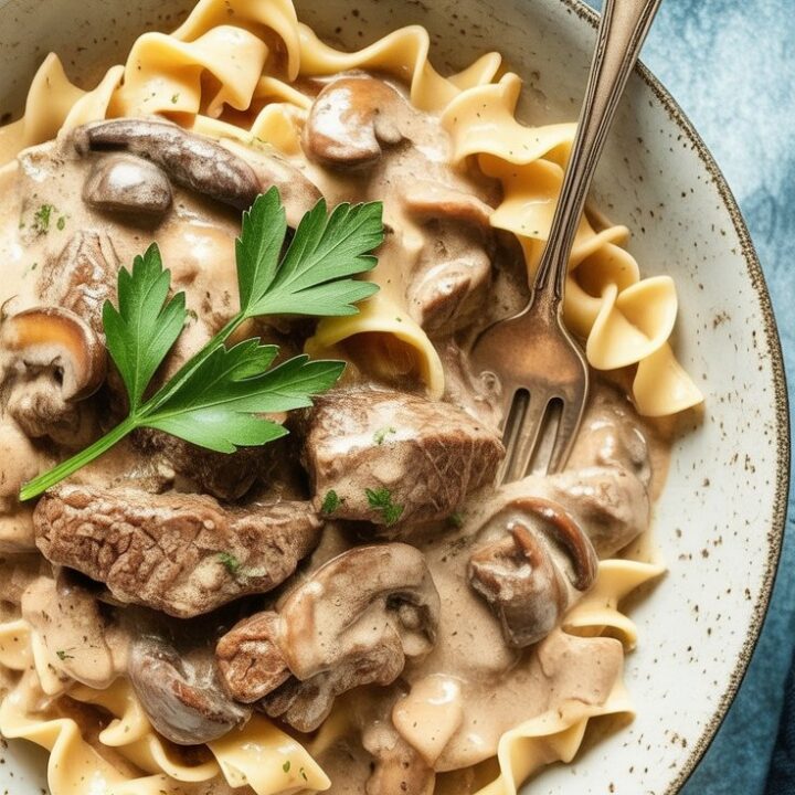 Instant Pot Beef Stroganoff