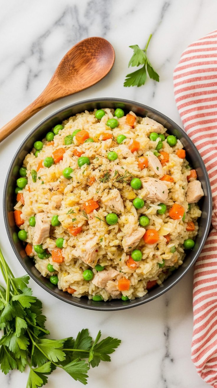 Instant Pot Chicken and Rice Casserole
