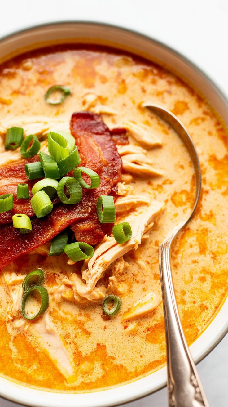 Low Carb Buffalo Chicken Soup