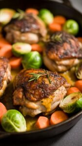 Maple Dijon Chicken with Roasted Fall Vegetables