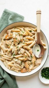 Penne With Chicken Thighs