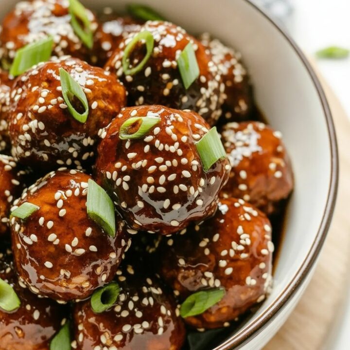 Saucy Asian Meatballs