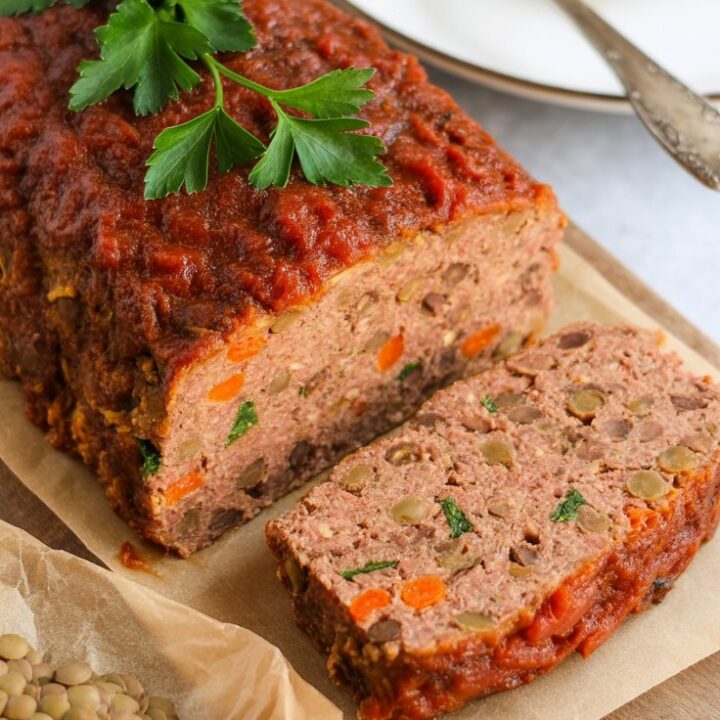 Vegan Meatloaf (Lentil Loaf)