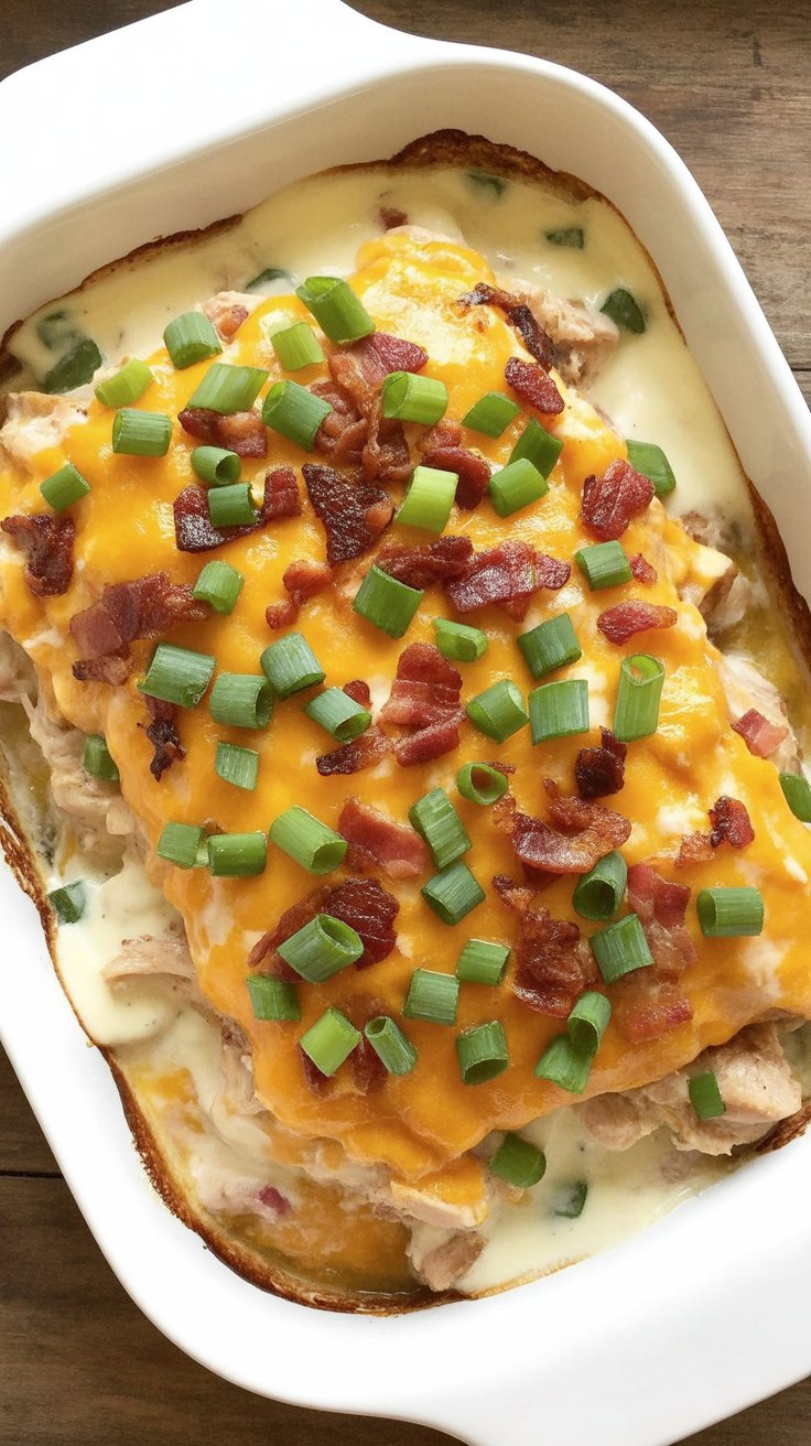 best Cheesy Keto Chicken Casserole