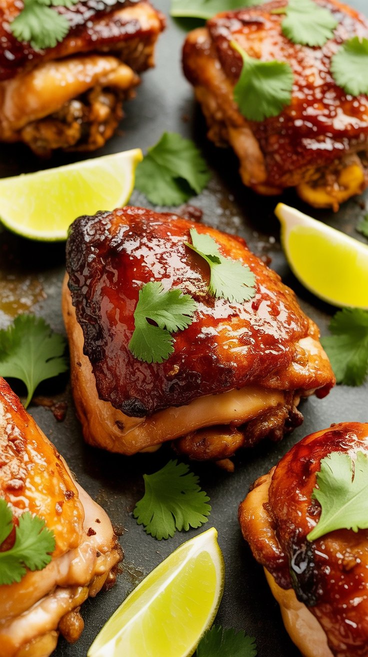 best Crispy Cilantro Lime Chicken Thighs