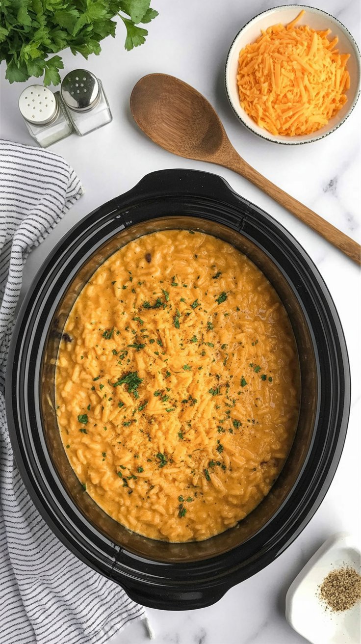 best Slow Cooker Chicken and Rice Casserole