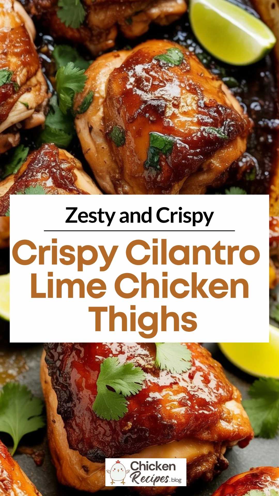 easy Crispy Cilantro Lime Chicken Thighs