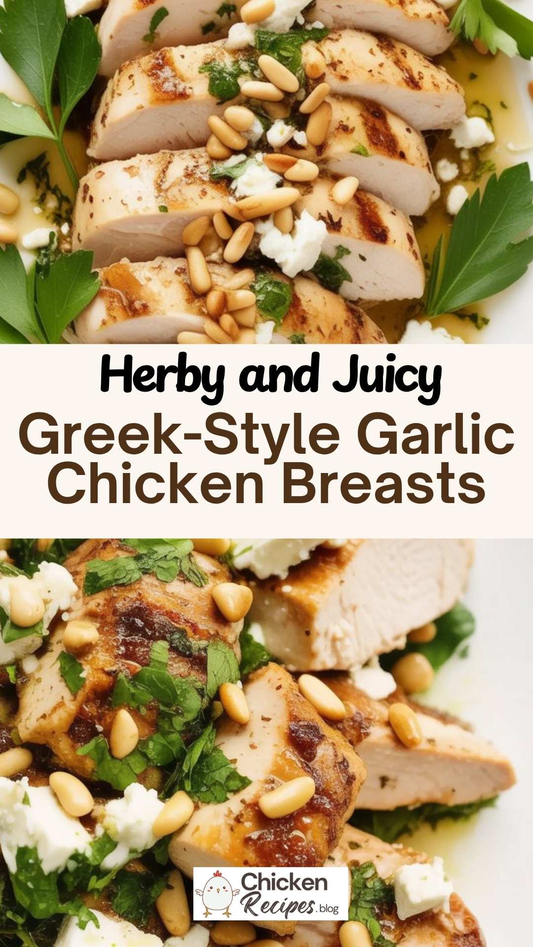 easy Greek-Style Garlic Chicken Breasts
