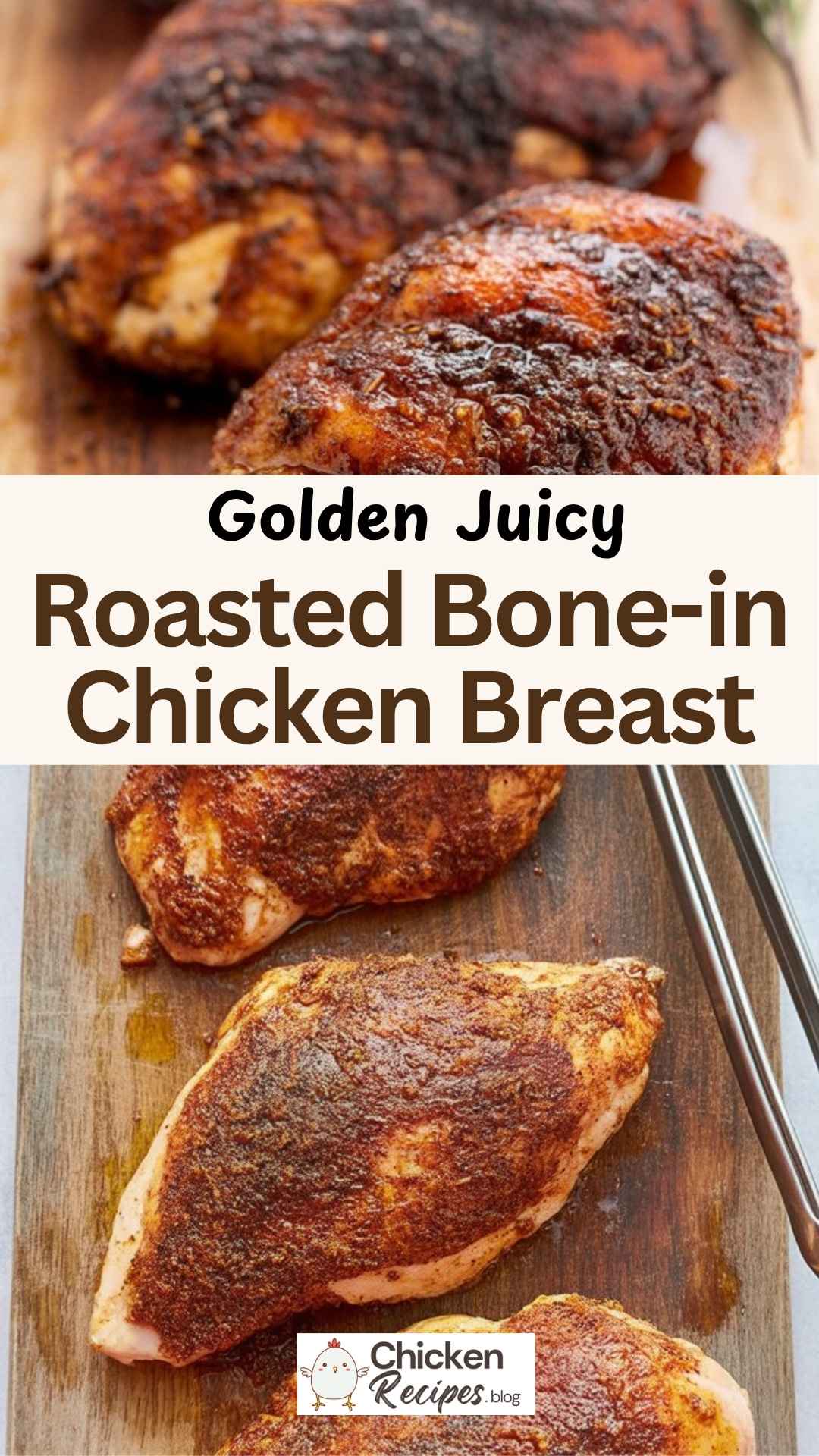 easy Roasted Bone-in Chicken Breast
